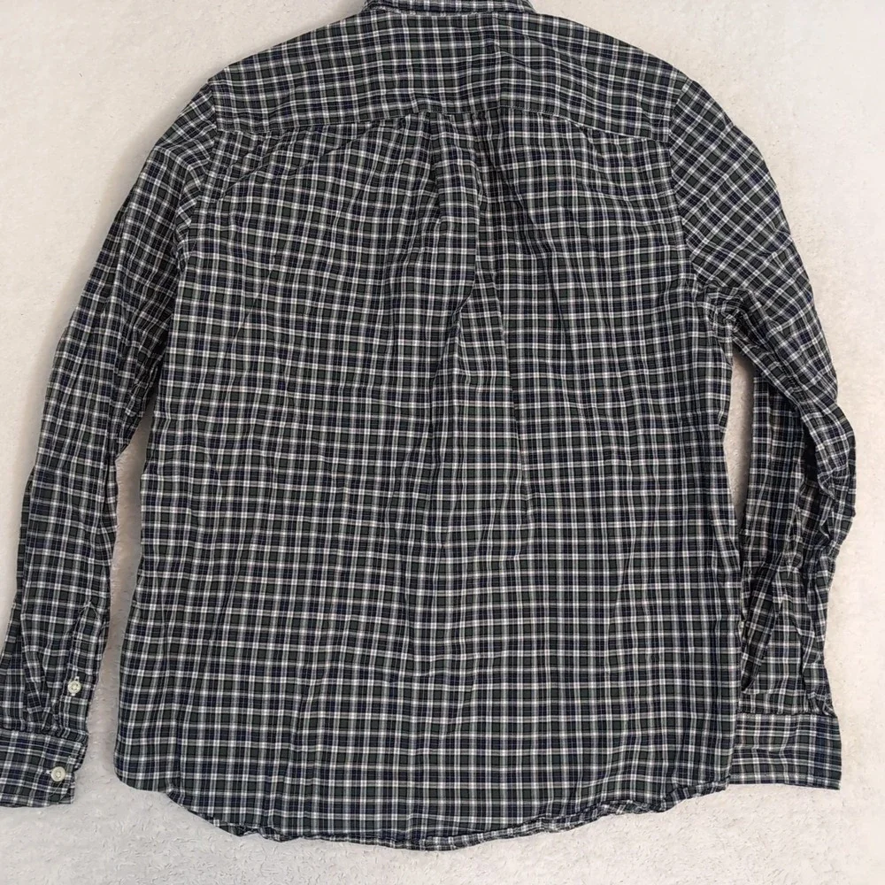 Polo Ralph Lauren Kid L 14-16 Multi Check Plaid L/S Button Down‎ Natural Stretch